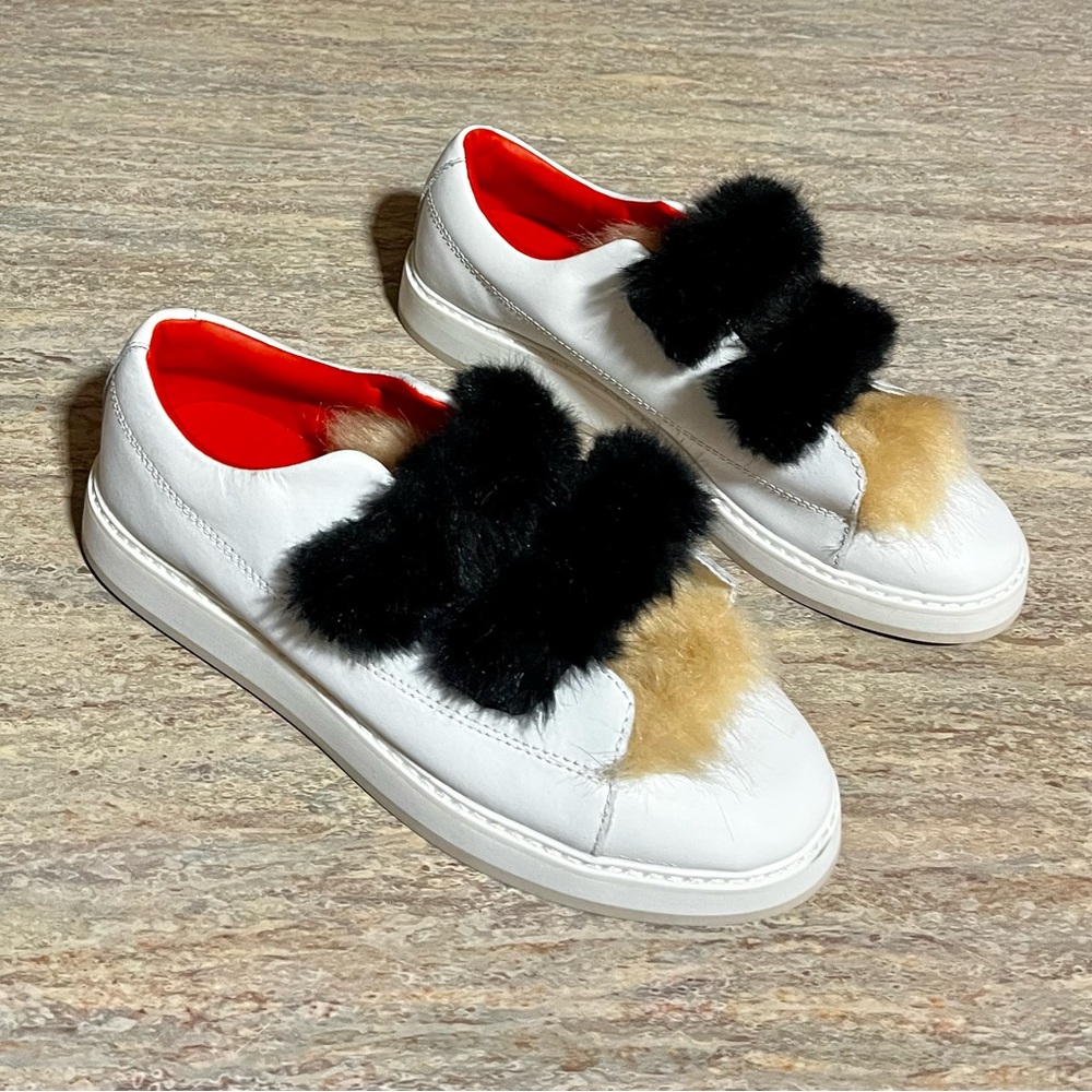 Zara Woman sneakers with plush and Sherpa - Picture 8 of 16